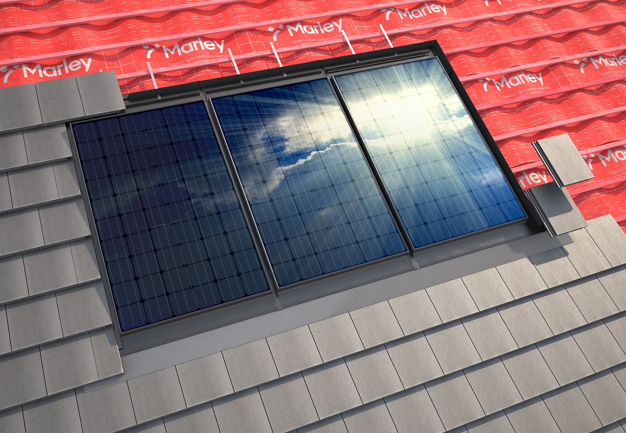 Marley adds integrated solar PV tile solution to complete roof system